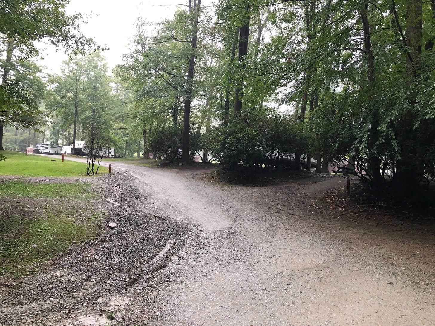 campground paved driveway