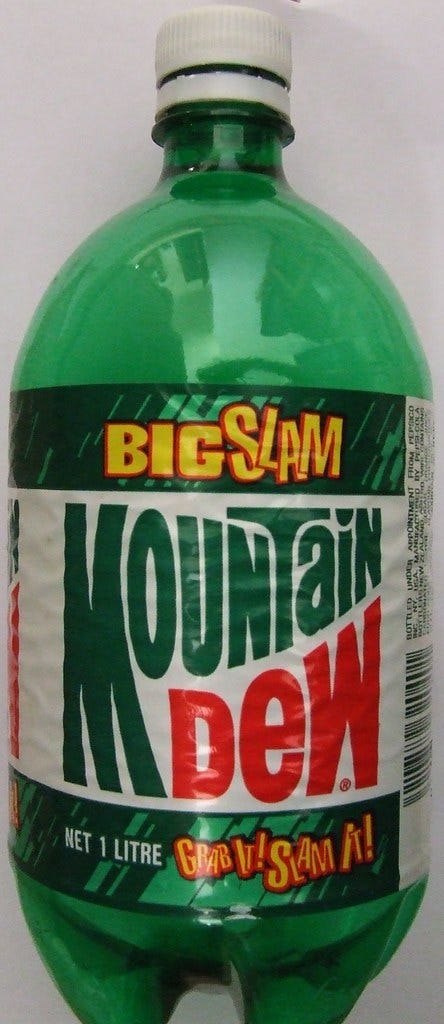 1990s Mountain Dew Big Slam Bottle - New Zealand | 1993-1994… | Steve ... 1990s Mountain Dew Big Slam Bottle - New Zealand | 1993-1994… | Steve ...