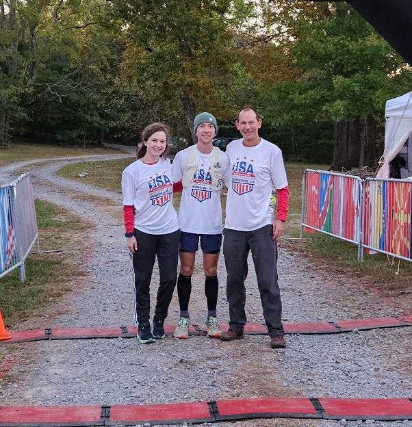 Me and my crew at start line (pc: whoever took this picture for us...)