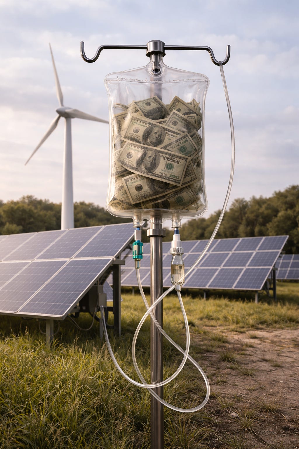 Why Clean Energy's Subsidy Addiction Will Kill It
