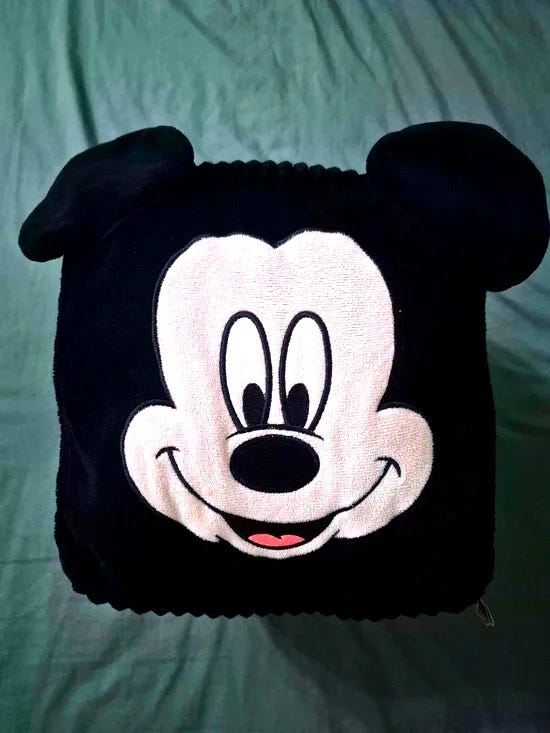 Mickey Mouse pillow