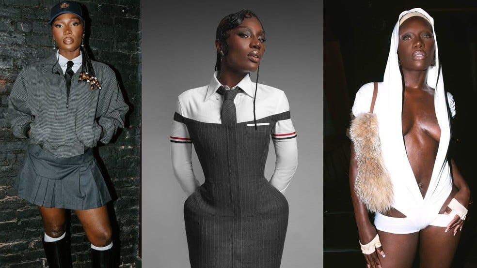 Alfaiataria, sensualidade e college style: o estilo de Doechii em 10 looks — Foto: Reprodução/Instagram
