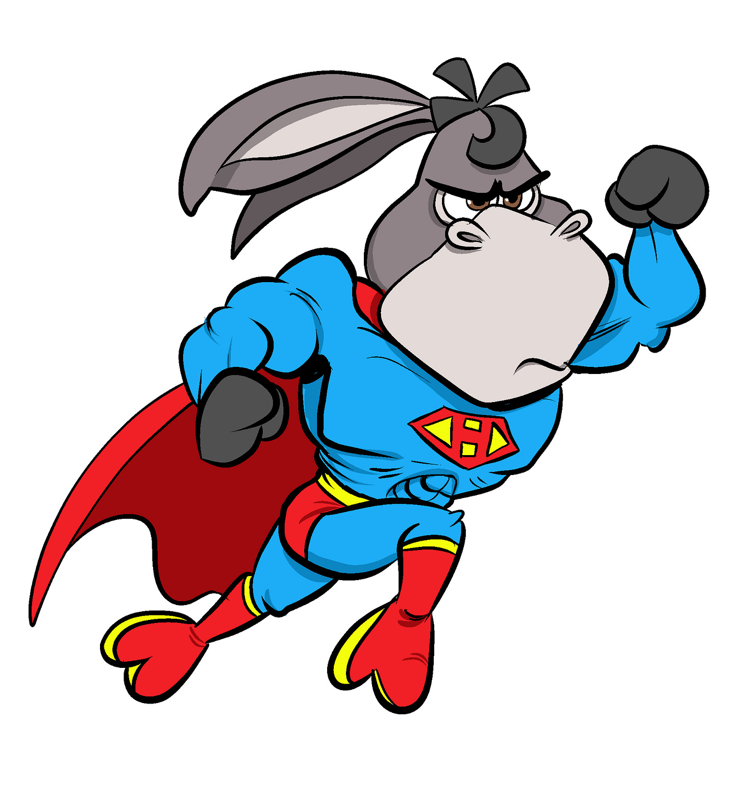 Image of Hoté the Jackass Letters donkey mascot. Image of Hoté the Jackass Letters donkey mascot.