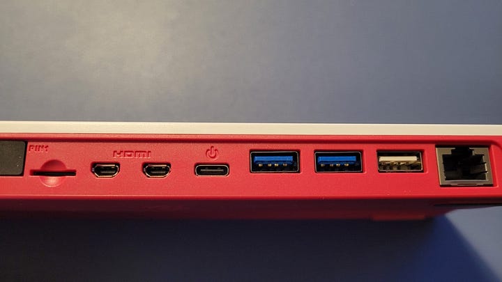Images showing stages of unboxing