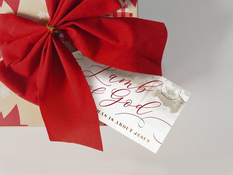 Christmas gift tags image 1