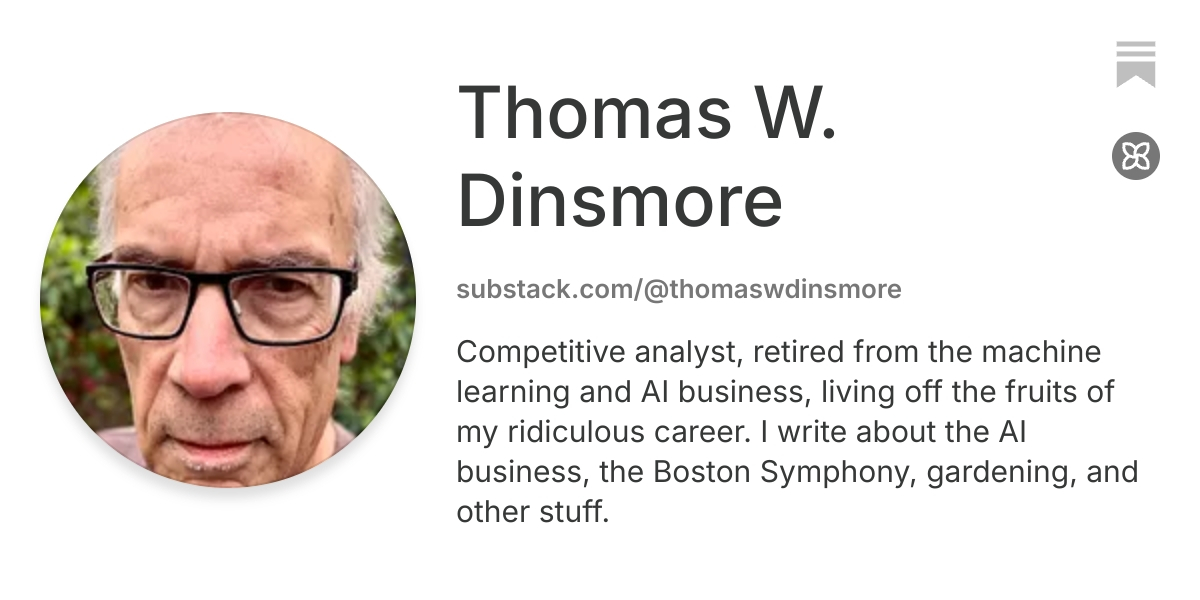 Thomas W. Dinsmore | Substack