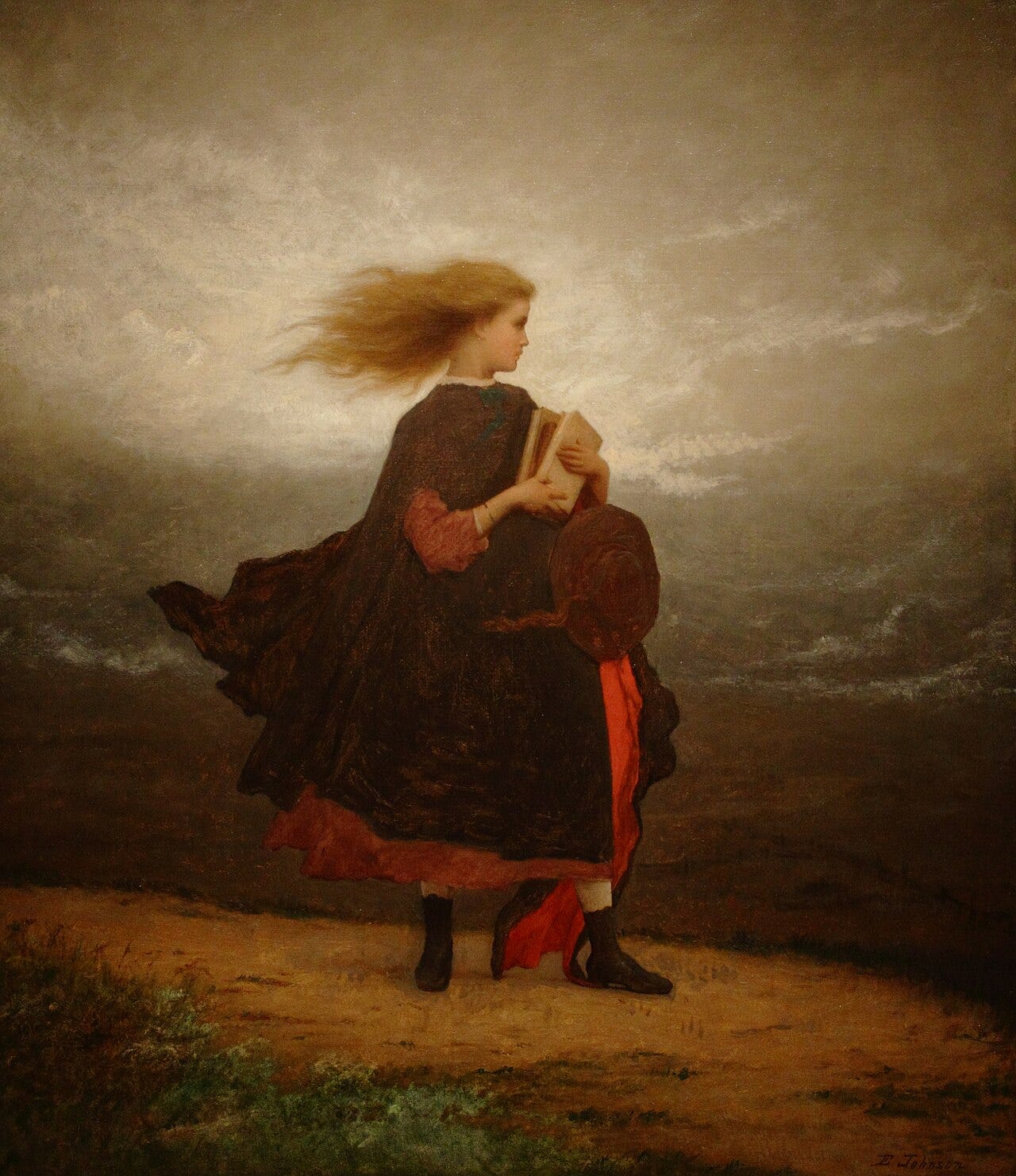 Eastman Johnson, The Girl I Left Behind Me, about 1872 Eastman Johnson, The Girl I Left Behind Me, about 1872