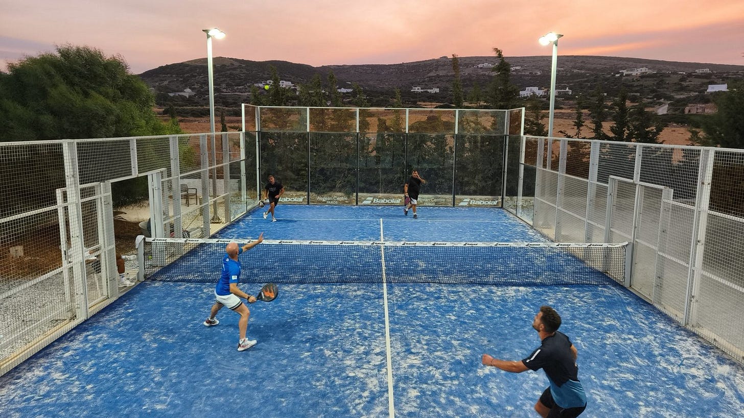 Aegean Tennis Centre - Padel - Pickleball Club in Naousa, Paros Aegean Tennis Centre - Padel - Pickleball Club in Naousa, Paros