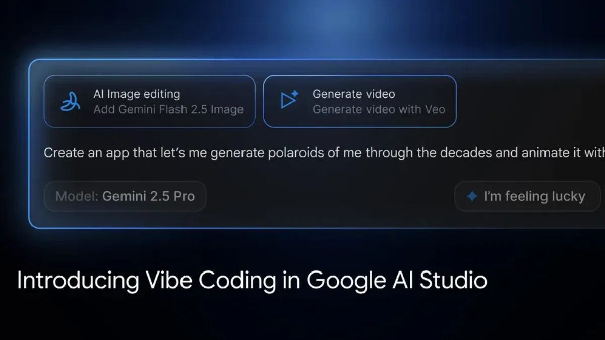 Google's “Vibe Coding” Lets You Build AI Apps From a Single Prompt - Gizbot  News