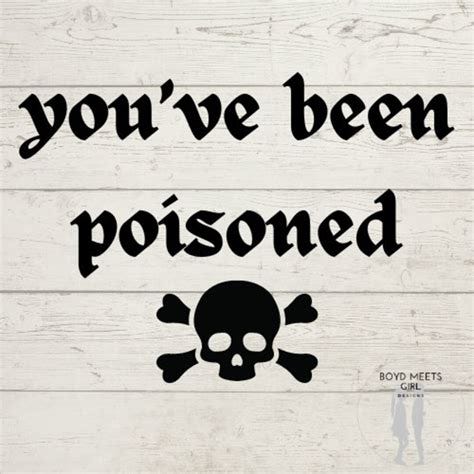 You've Been Poisoned SVG, Png, Pdf, Kitchen Svg, Funny Kitchen Saying - Etsy