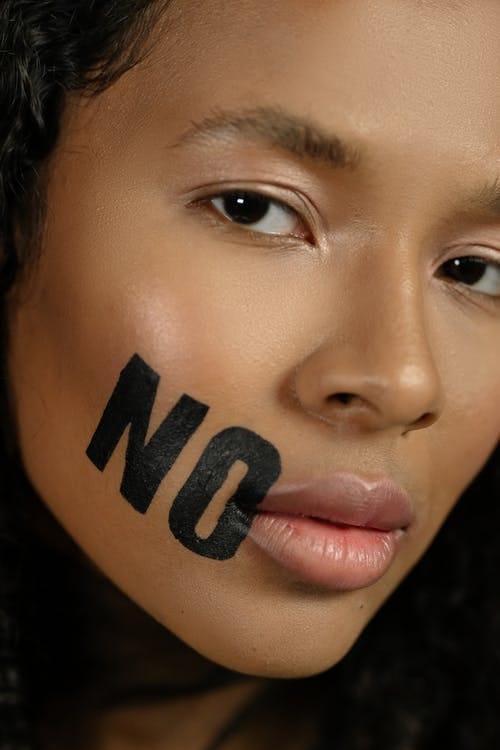 Free Woman's Face in Close Up Photography Stock Photo