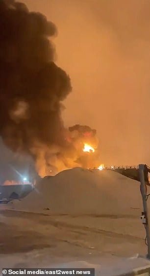 The onslaught was seen as instant revenge for Tuesday's Ukrainian aerial strikes on Russia