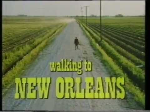 Screen grabs from the YouTube presentation of Geoff Wonfor's Channel 4 film Walking to New Orleans (1985).