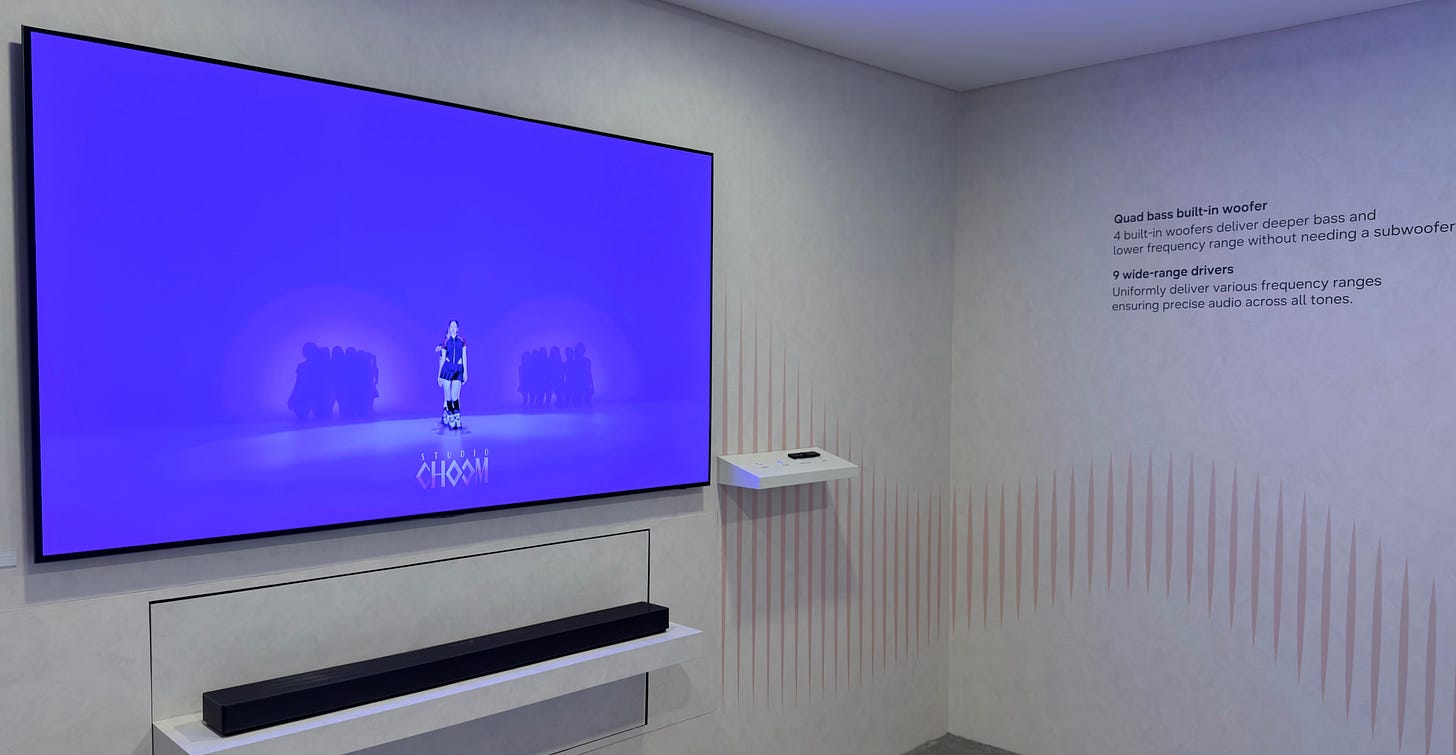 A tv on the wall

AI-generated content may be incorrect.