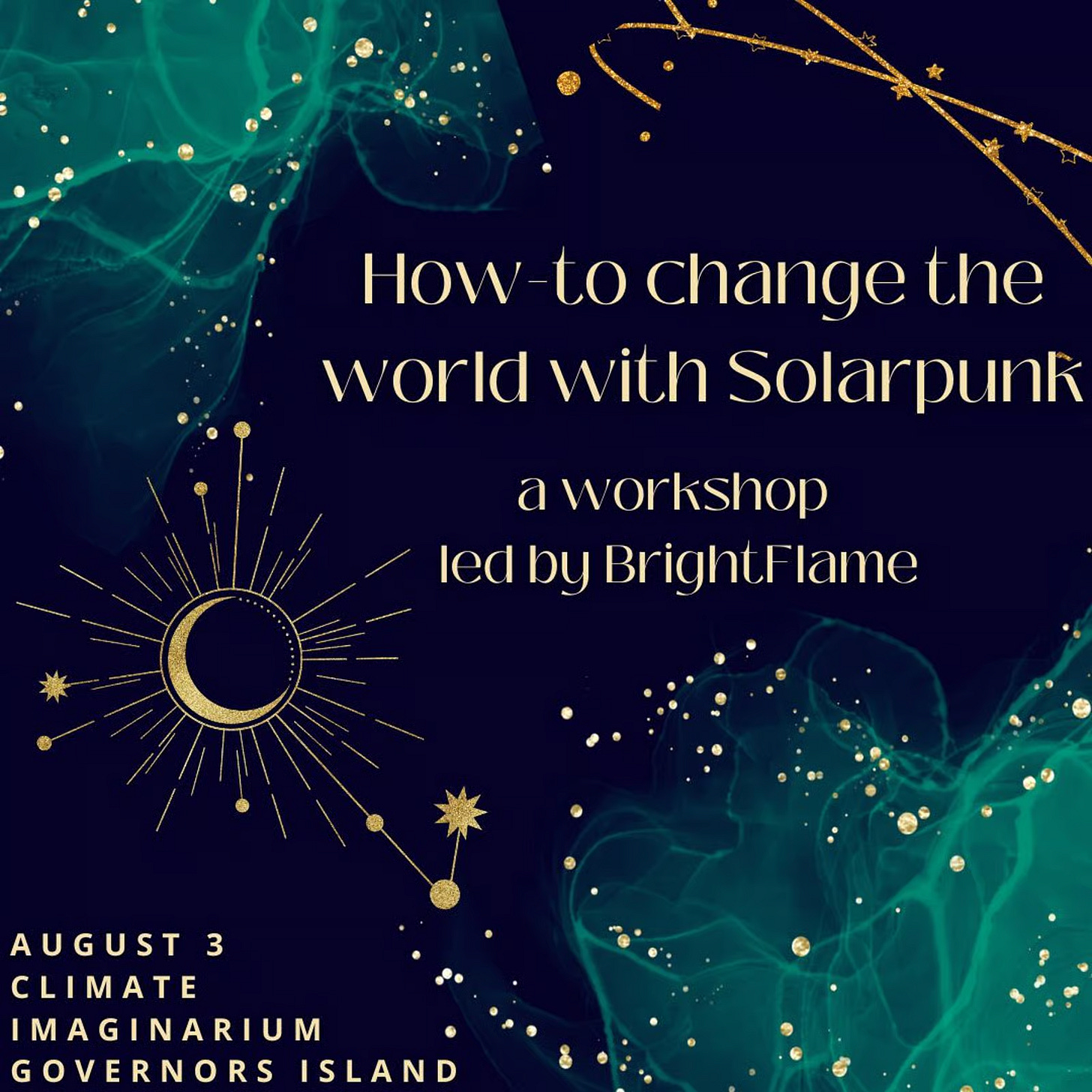 How to change the world with Solarpunk: a workshop led by BrightFlame