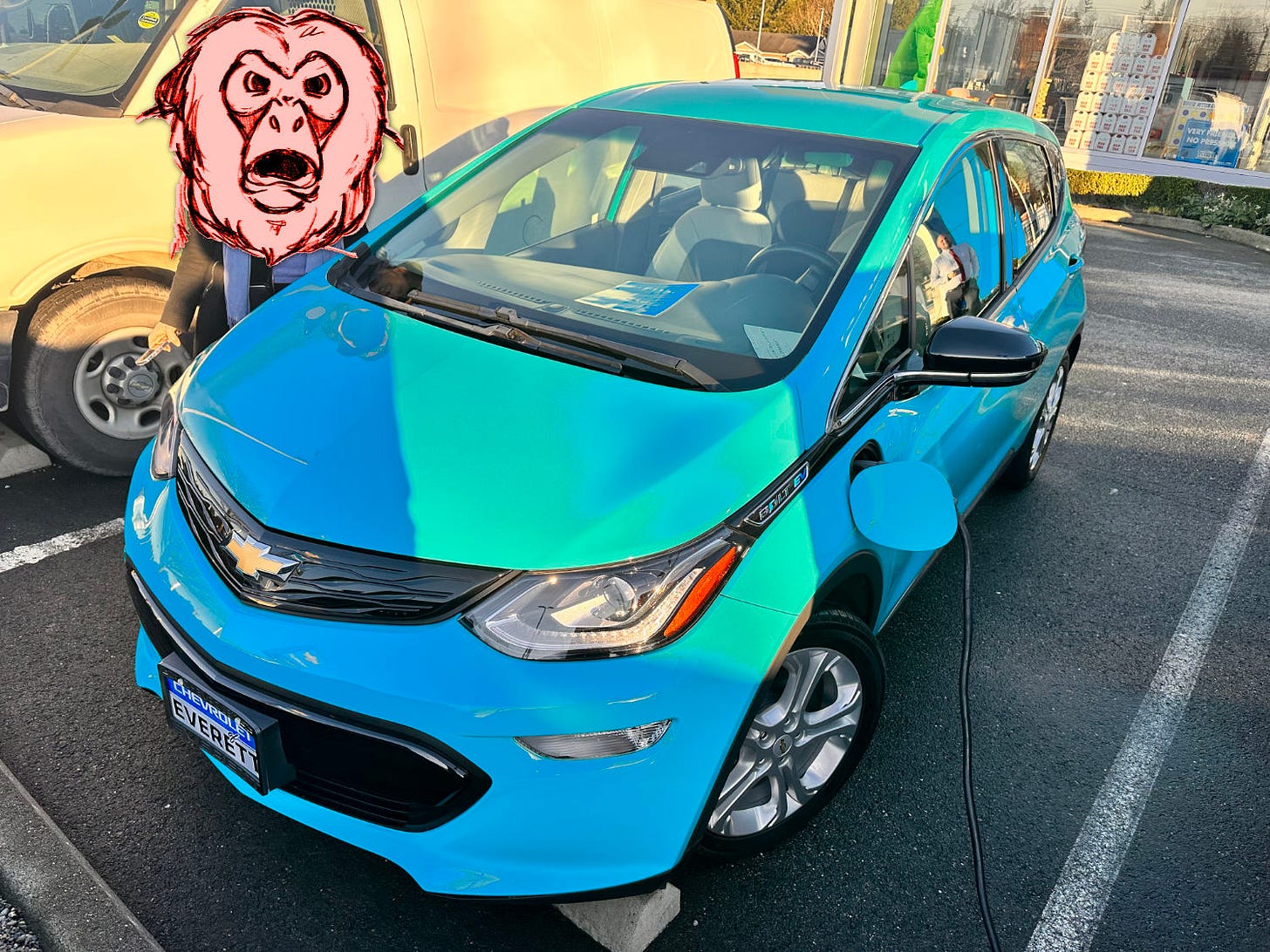 Stress Monkey Buys an EV car
