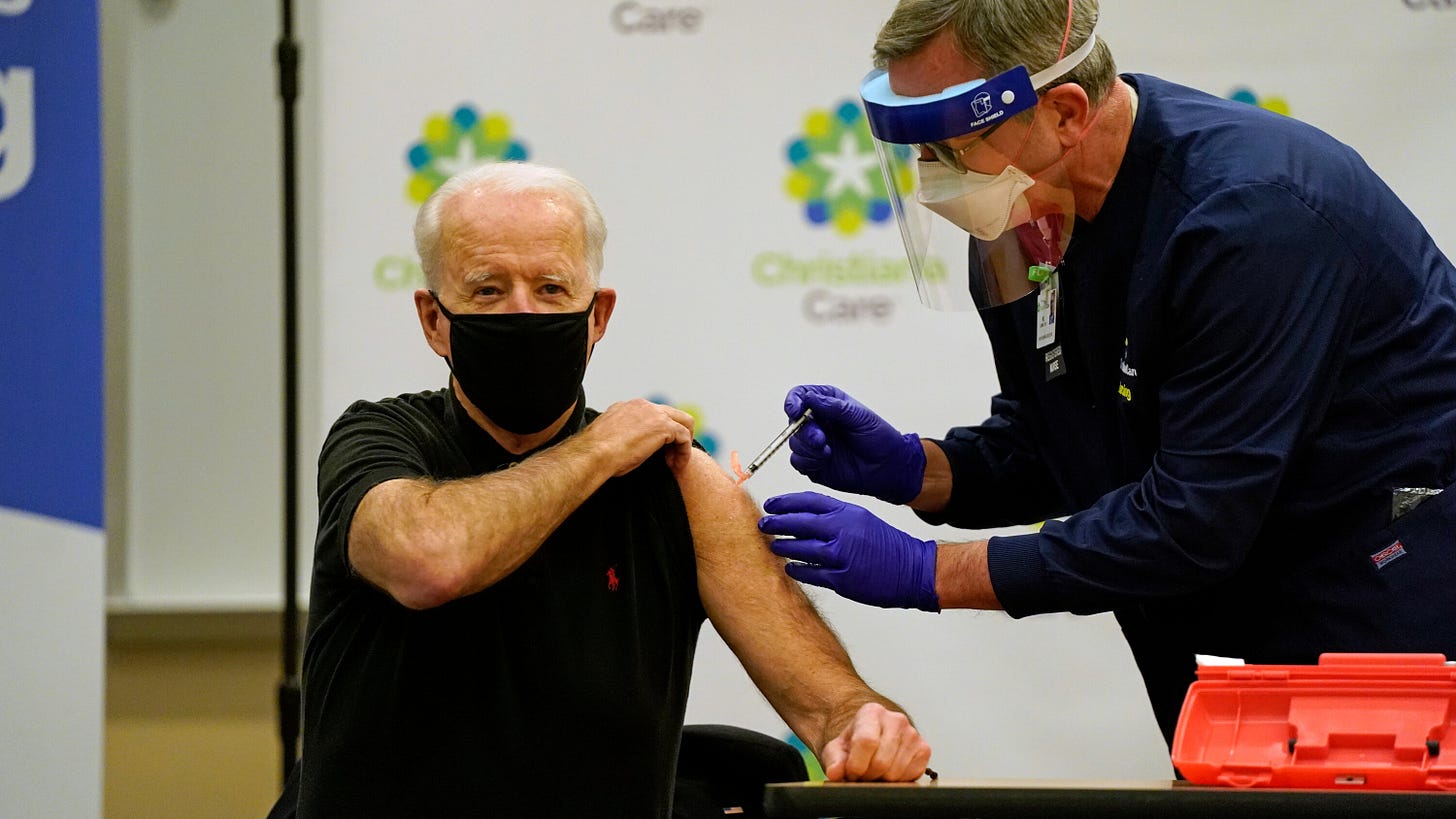 Watch Full Video: Biden Receives Second Coronavirus Vaccine Dose - The ...