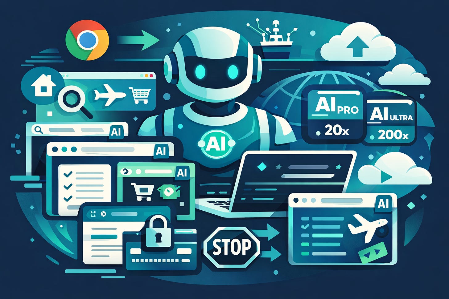 TsunamIA Hebdo 🌊 : Google lâche son agent IA dans Chrome & le scandale ChatGPT au Pentagone !