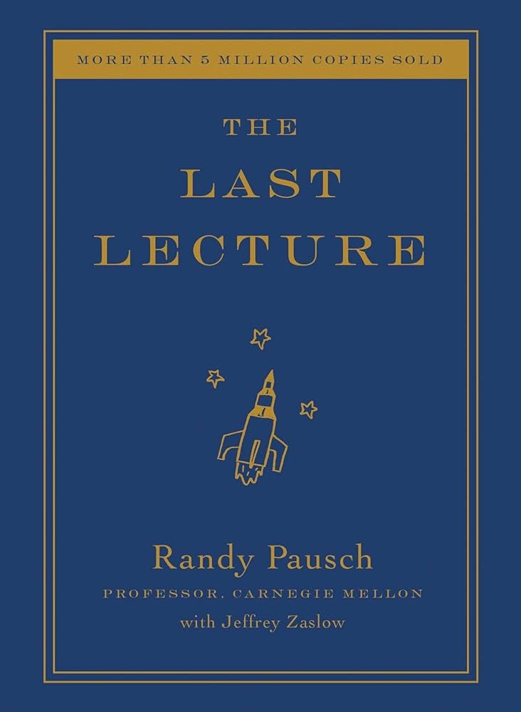 Amazon.com: The Last Lecture: 9781401323257: Pausch, Randy, Zaslow,  Jeffrey: Books
