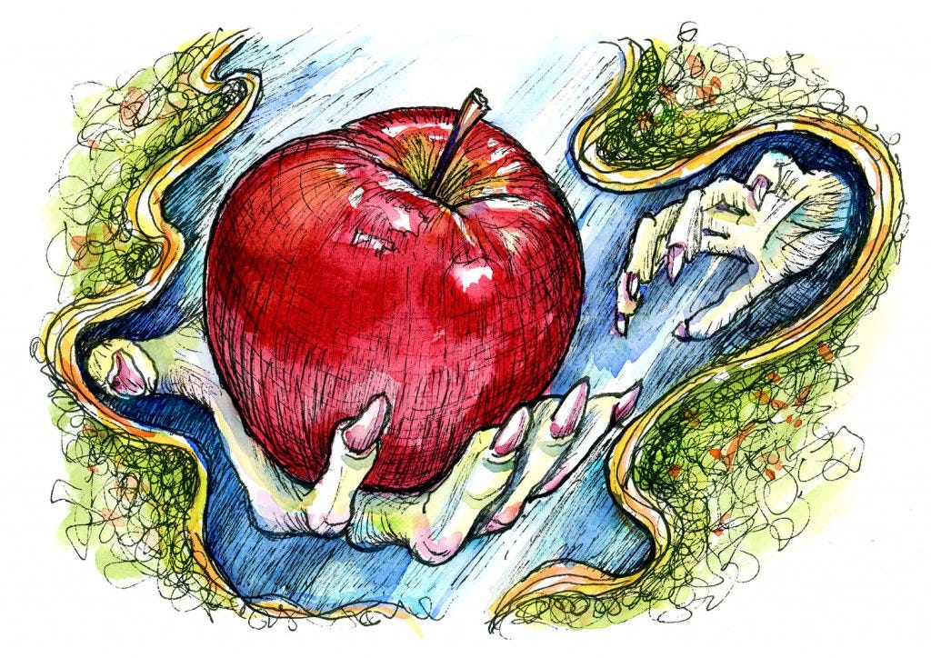 The Twisted Tale Of Little Snow White - Doodlewash®