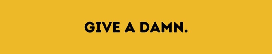 Give A Damn.