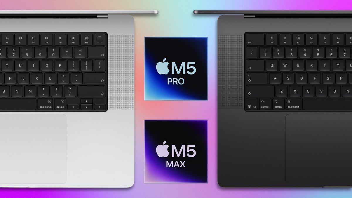 Apple Launches MacBook Pros With New M5 Pro, M5 Max Chips - CNET