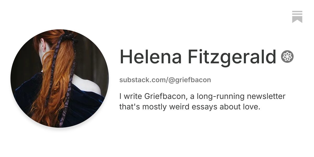Helena Fitzgerald | Substack