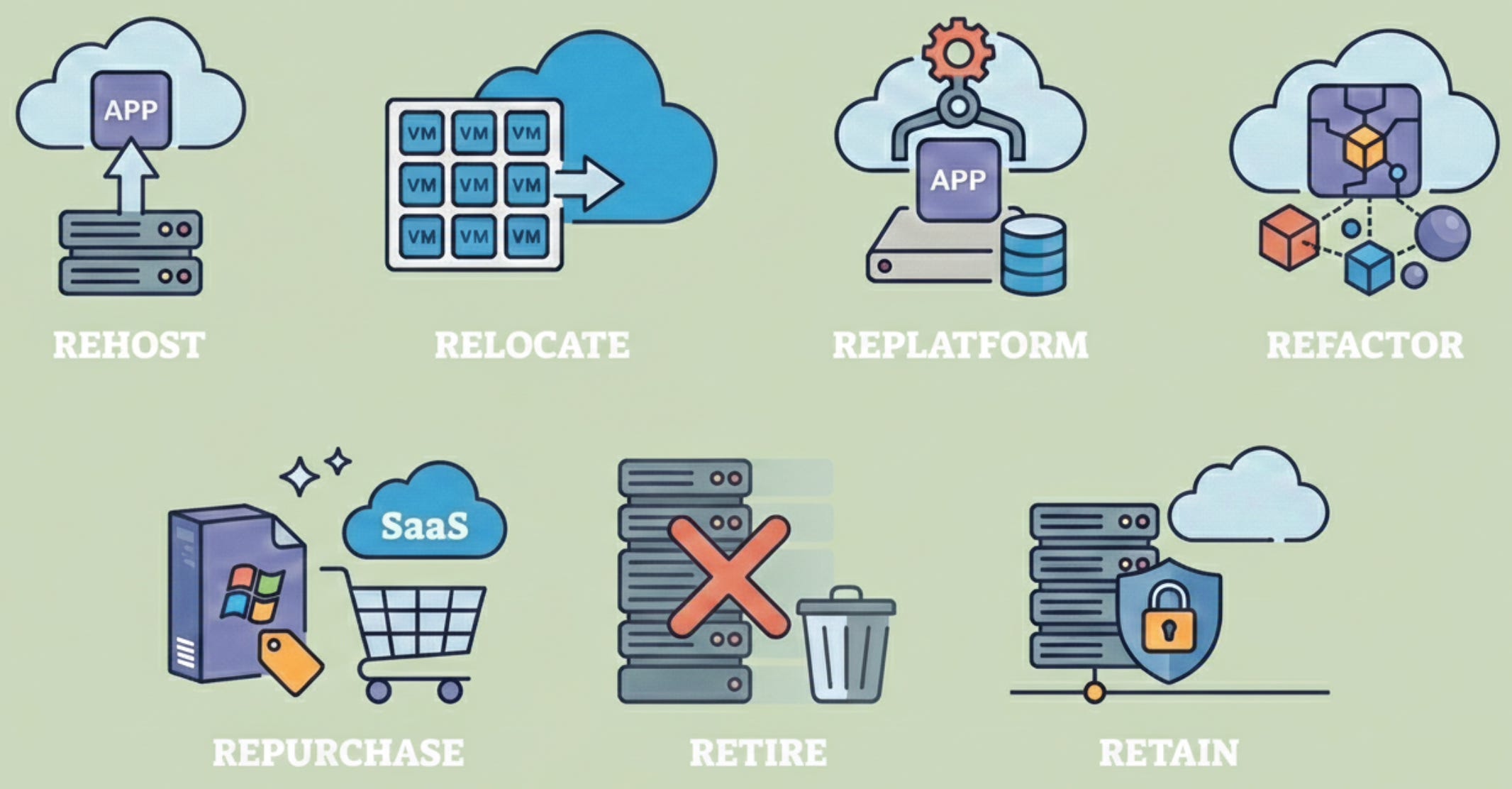 The 7 Rs of Cloud Migration: A Complete Guide to Choosing the Right ...