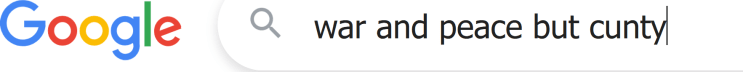 War and Peace and the friends we made along the way