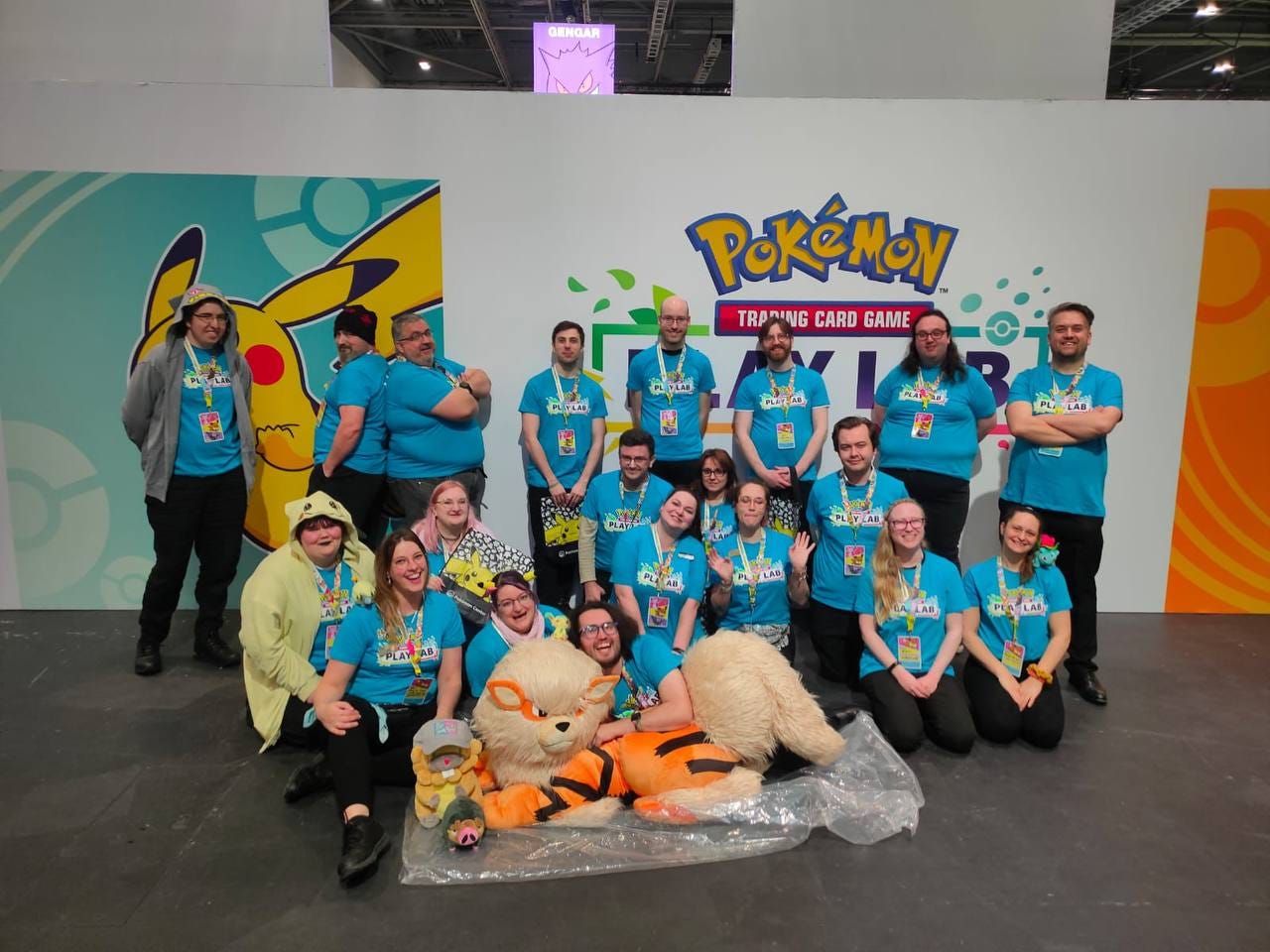 A group photo of the Play Lab team, April 2023