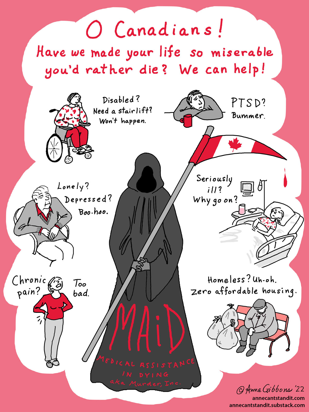 Anne Gibbons Cartoon: O Canadians! Anne Gibbons Cartoon: O Canadians!