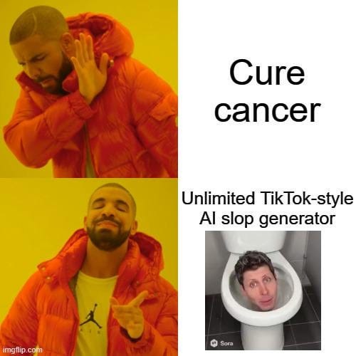 r/ChatGPT - OpenAI has its priorities straight 💀