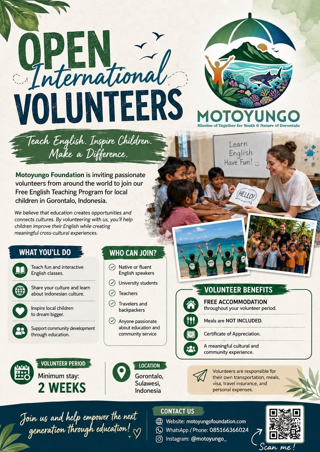 Teach English Classes In Local Children In Sulawesi Teach English Classes In Local Children In Sulawesi