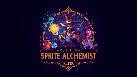 A Gallery Of Logos For The Sprite Alchemist - Retro!