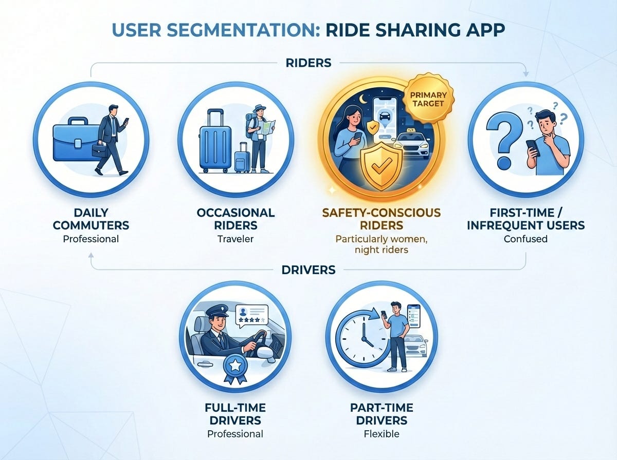 Design an AI Product for a Ride Sharing App | Uber PM Interview