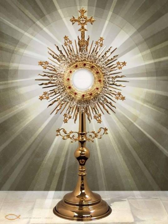 Blessed Sacrament Monstrance – Rob Clemenz SaintsforSinners