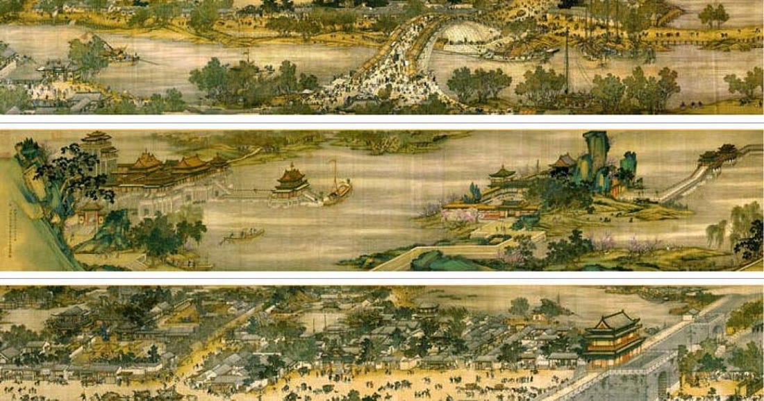 Along the River during the Qingming Festival painting Along the River during the Qingming Festival painting