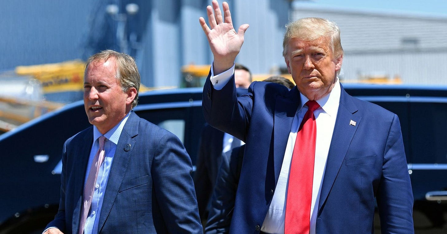 Trump endorses incumbent Ken Paxton for Texas attorney general over George P. Bush Trump endorses incumbent Ken Paxton for Texas attorney general over George P. Bush