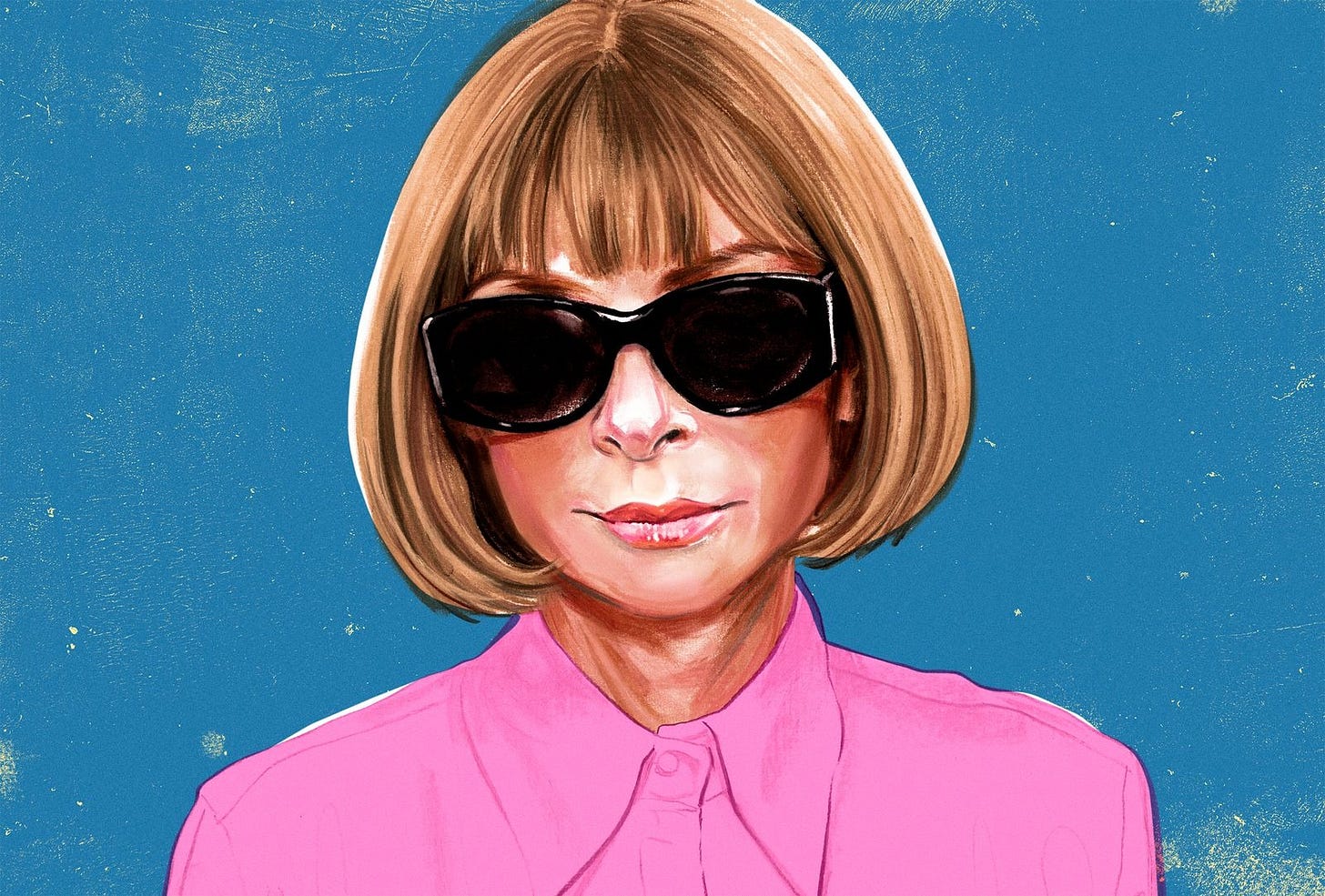 Portrait of Anna Wintour.