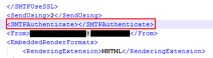 Modifica autenticazione rsreportserver.config Modifica autenticazione rsreportserver.config