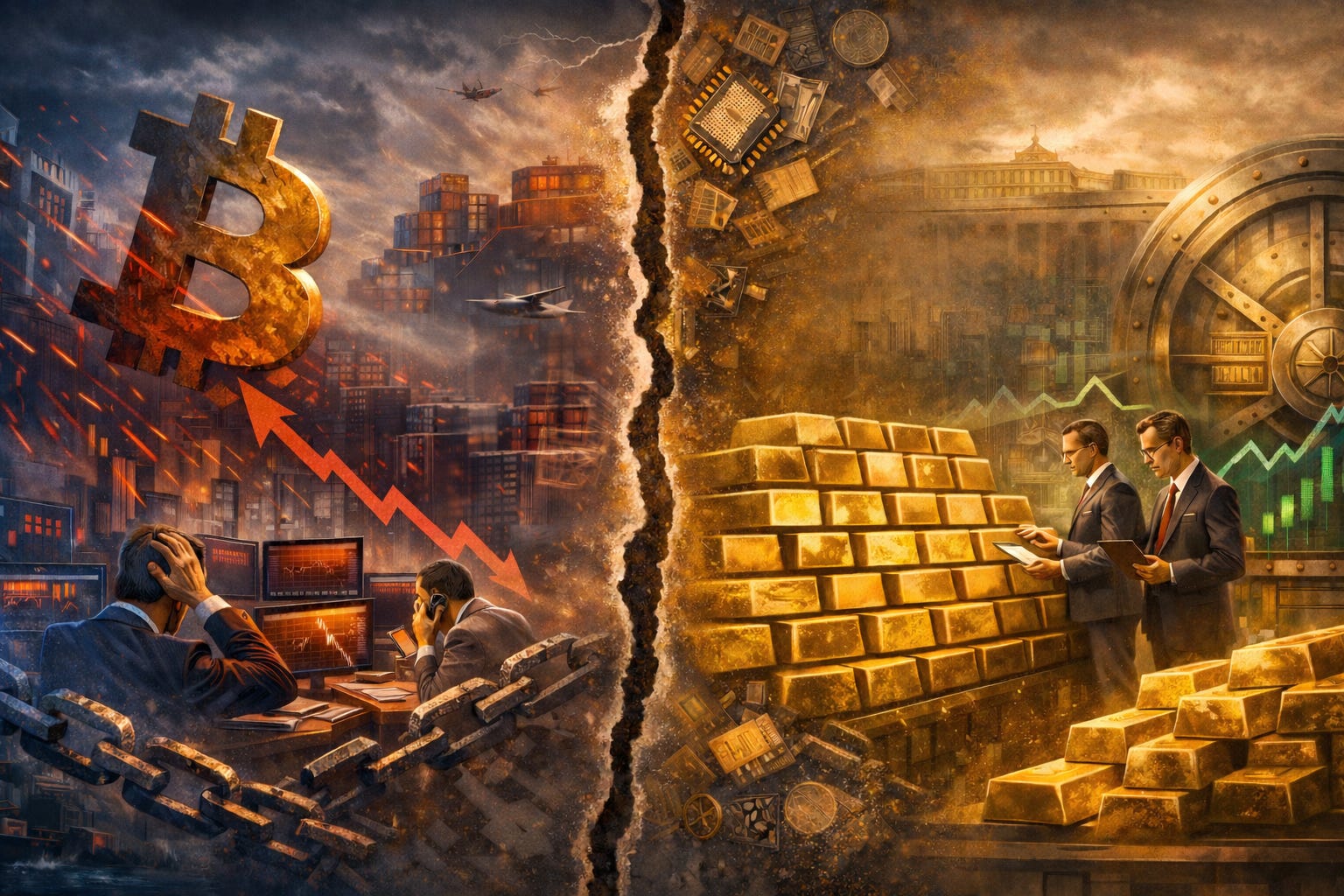 Preview illustration for Have we been lied to? Is Bitcoin a safe heaven asset? -- Part 2