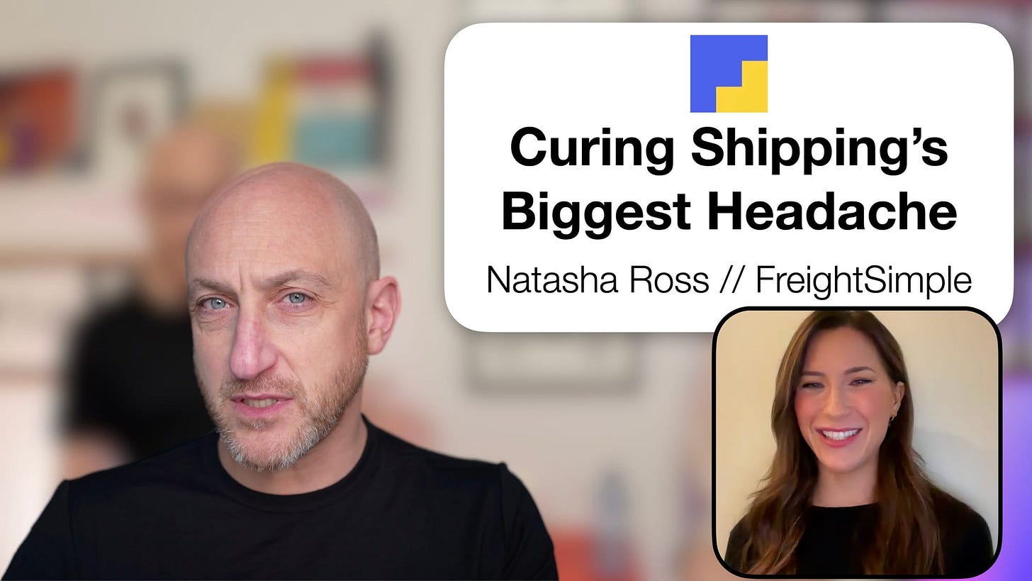 FreightSimple’s Solution to Shipping's Biggest Headache with Natasha Ross FreightSimple’s Solution to Shipping's Biggest Headache with Natasha Ross