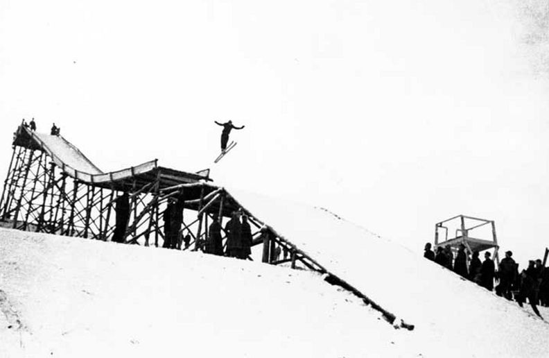 City Ski Bowl in 1917 to 1957 in Anchorage, Alaska. City Ski Bowl in 1917 to 1957 in Anchorage, Alaska.