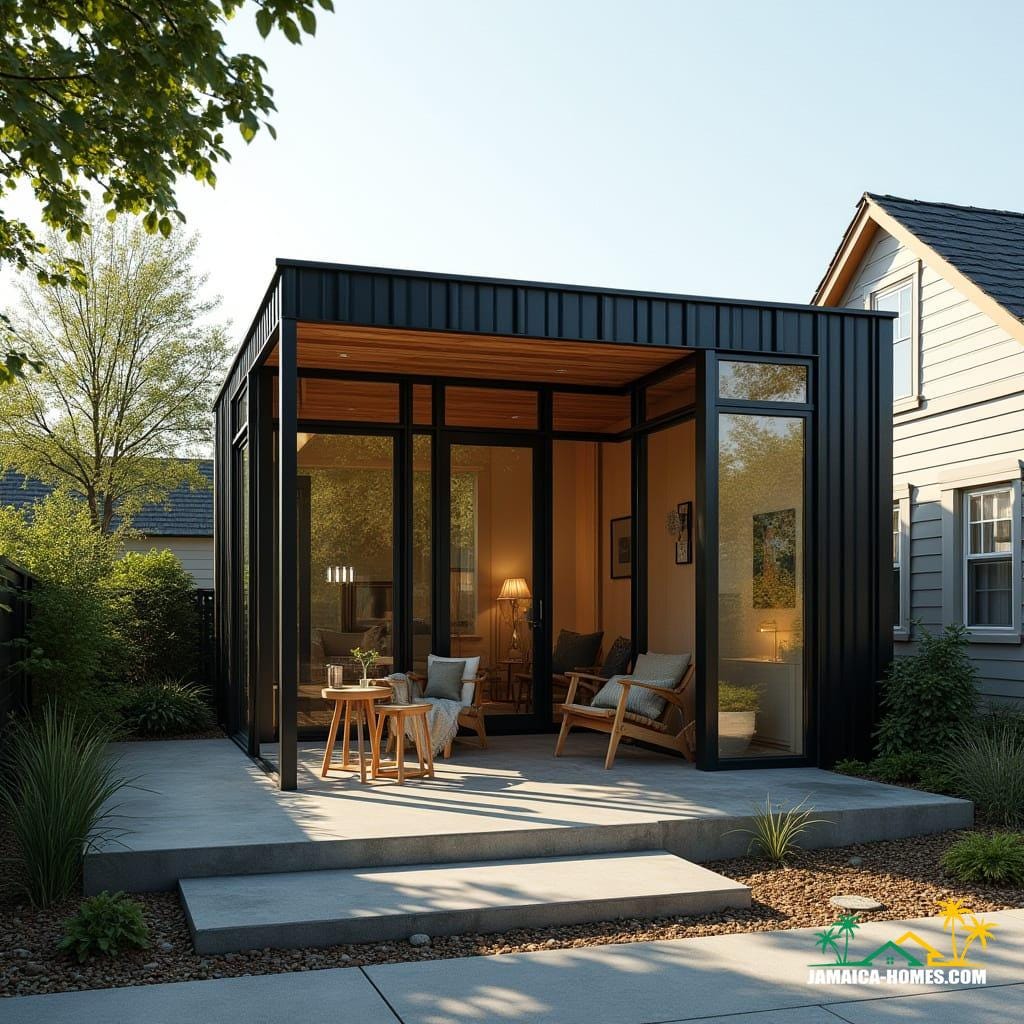 Urban Steel-Clad Mini Home