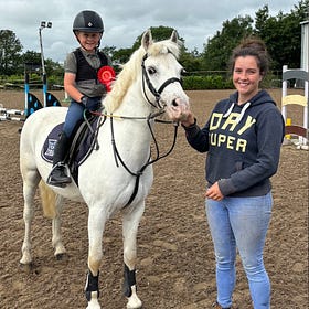 Edward keeps up with daughter Clare at Connell Hill