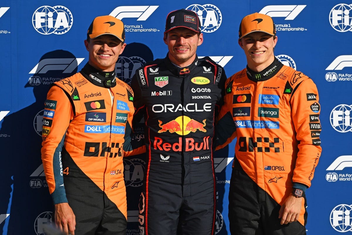 Every point Max Verstappen, Lando Norris and Oscar Piastri have lost in the  F1 title fight