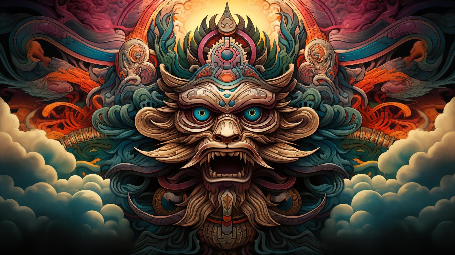 Mayan god Gucumatz Mayan god Gucumatz