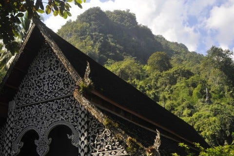 Outside the cave is also very scenic. Photo: Mark Ord Outside the cave is also very scenic. Photo: Mark Ord