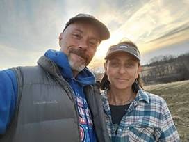 Beth and John in sunset Beth and John in sunset
