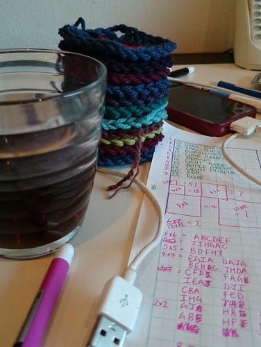 crochet workspace crochet workspace